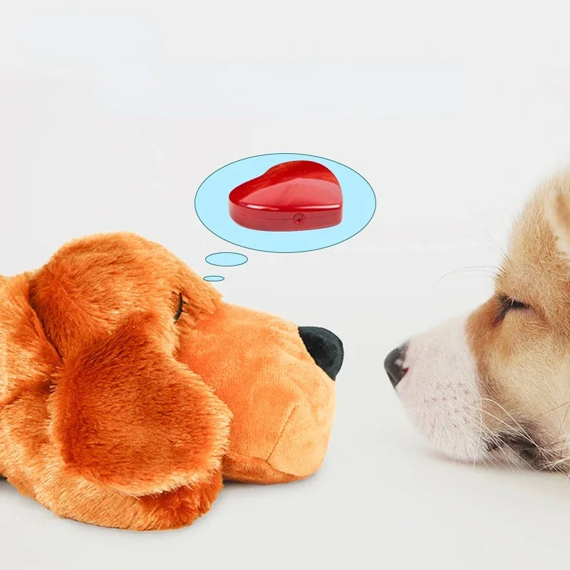 Plush Heartbeat Dog